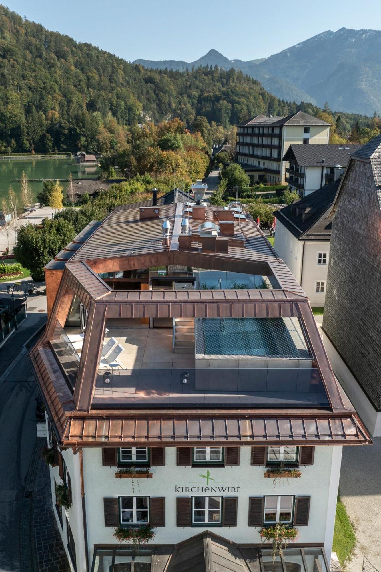 Kirchenwirt Hotell Strobl Exteriör bild